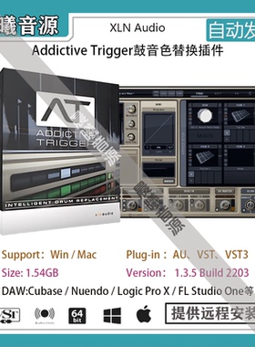Addictive Trigger v1.3.9智能鼓替换插件效果器AU VST编曲音源
