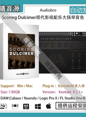Scoring Dulcimer现代影视配乐大扬琴音色库PC MAC编曲音源