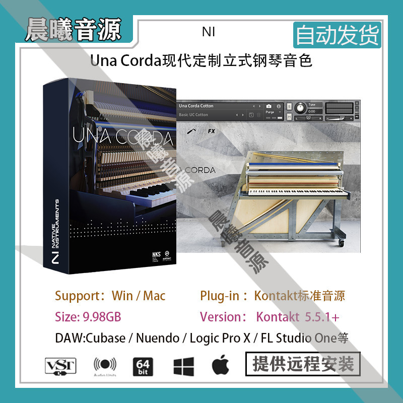 UnaCorda当代定制立式钢琴