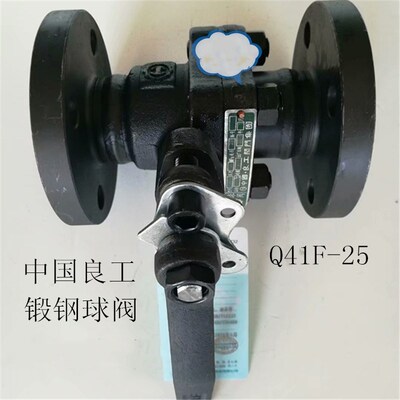 中国良固阀门Q41F-16/25C锻钢A105法兰软密封直通式球阀UDN15-DN2