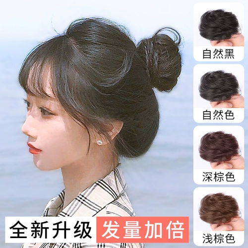 Парик изготовленный из настоящих волос, заколка для волос изготовленная из настоящих волос, придает объем