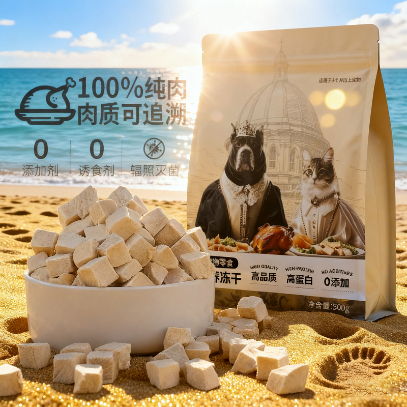 冻干猫零食鸡肉粒鸡胸肉