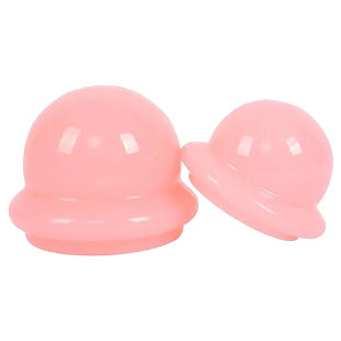 祝浩康硅胶拔罐器弹力拔罐家用4罐简易拔罐非火罐拔罐器柔软罐