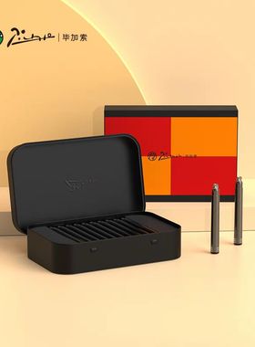 毕加索钢笔原装墨囊成人办公用宝可梦皮卡丘学生用旅行便携式墨胆蓝色黑色蓝黑色墨汁墨水可替换墨囊三色可选