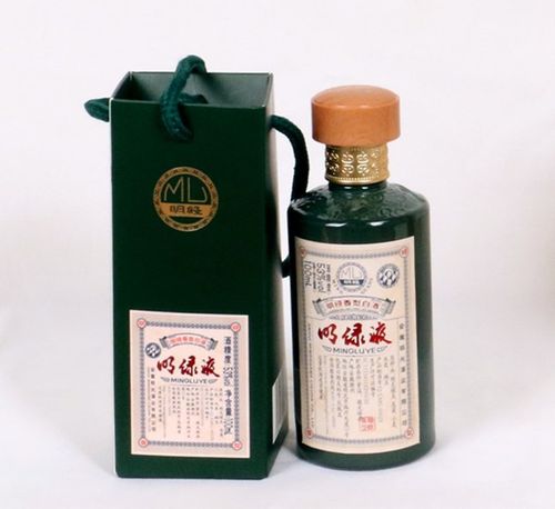 2021年明绿液绿茅53度100ml高度