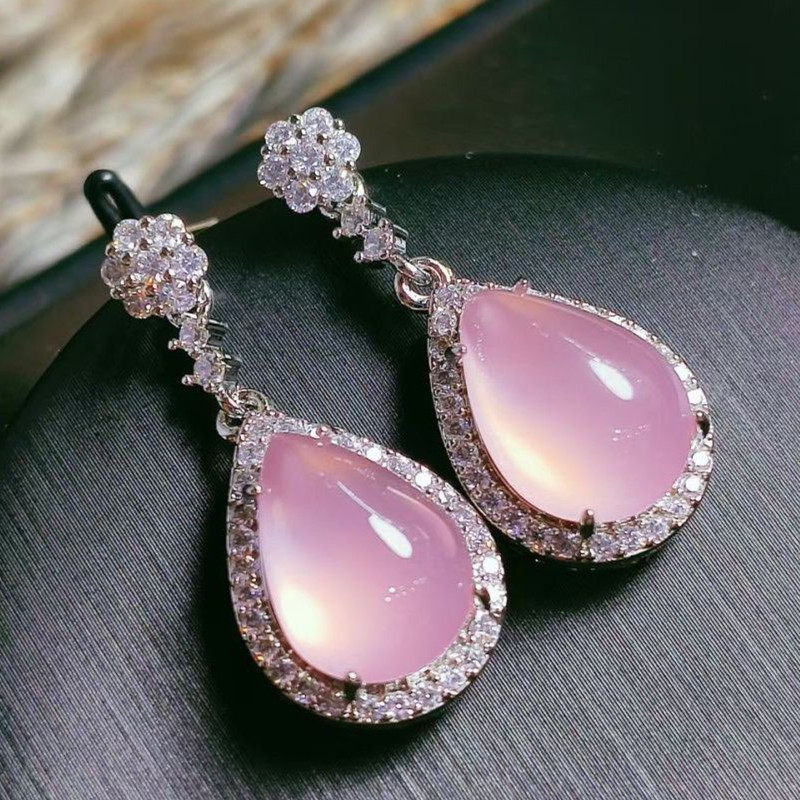 拍卖缅甸翡翠冰种紫罗兰镶嵌耳坠老坑蛋面紫色耳环水滴裸石玉石女,饰品/流行首饰/时尚饰品新,耳钉,淘宝优惠券,粉丝福利购,淘宝优惠卷