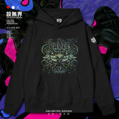 波兰死亡金属插画经典乐连帽卫衣