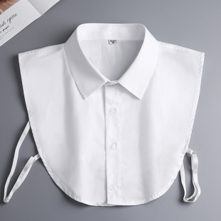 女时尚 秋冬春搭配正装 假衬衣领 工装 假领子男百搭尖领职业休闲西装