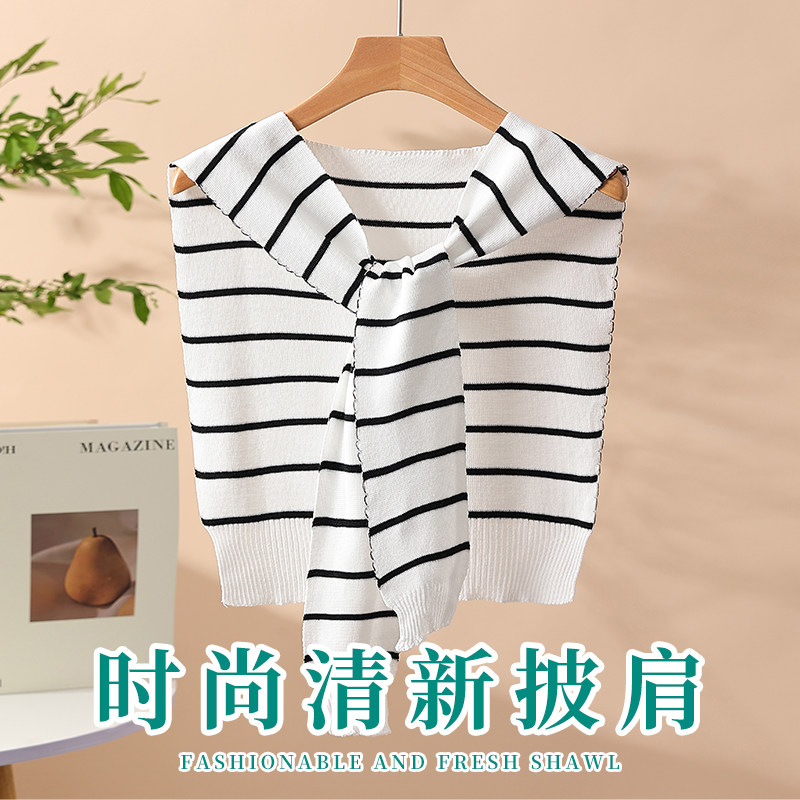 小清新学院风装饰披肩韩版百搭亲肤面料柔软舒适拍照打卡叠穿神器