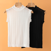 简约易搭配小清新风套衫 夏季 时尚 针织衫 洋气内搭外出通用 女士无袖