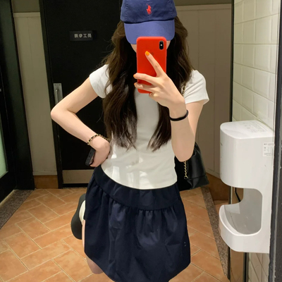 ookstudi日系休闲松紧半