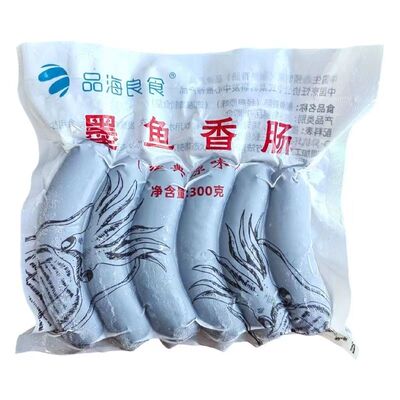 品海良食墨鱼香肠藤椒味原味300g