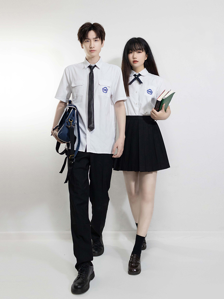 阿信同款附中校服JK制服学院衬衫