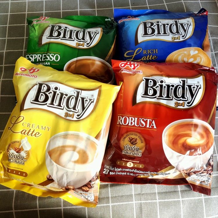泰国进口birdy小鸟速溶咖啡卡布奇诺意式风味奶咖独立2明星同款咖
