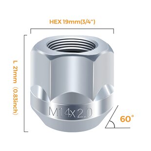 小型汽车改装 轮胎螺丝防盗螺帽适用于飞度锐志碳钢硬度10.9级