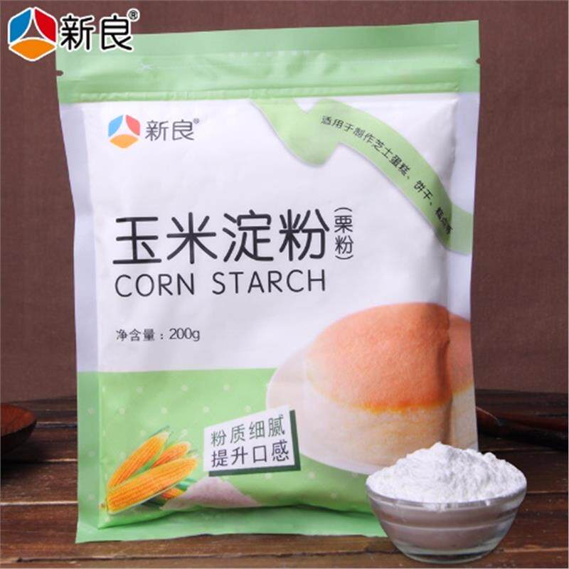烘焙原料 新良玉米淀粉 栗粉鹰粟粉奶油小方食用生粉蛋糕饼干200g