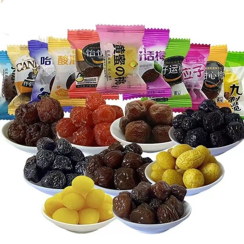话梅蜜饯独立包装组合混合果脯酸甜零食加应子蜜饯独立小包装
