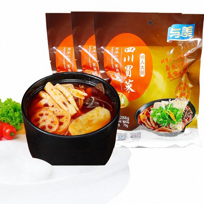 可选四川冒菜麻辣烫速食菜方便懒人小火锅粉丝宵夜袋装