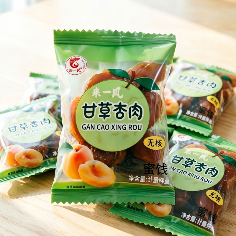 甘肃特产杏肉甘草杏肉无核果脯蜜饯杏肉90后童年怀旧小零食