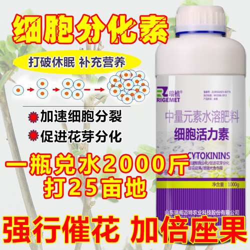 瑞植叶面肥料爆芽爆花细胞分裂素