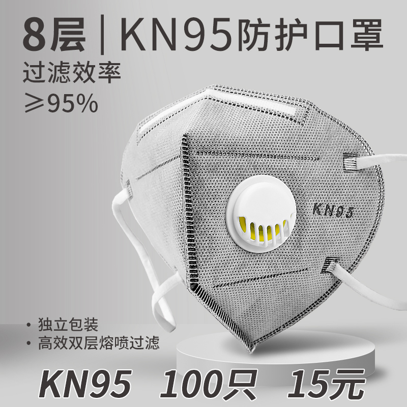 kn95防尘工业粉尘打磨喷漆口罩