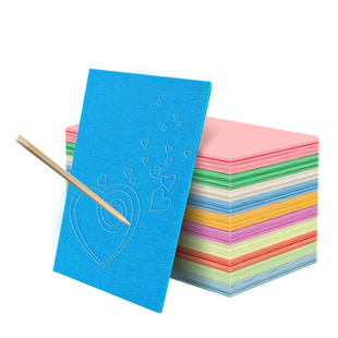 吹塑纸吹塑板a4a3儿童版画套装材料板画专用工具吹塑纸板8k4k16k白色美术4mm厚彩色8开全开高密度版小学生2mm