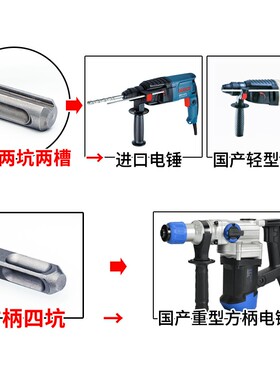 加长冲击钻头10 12*600mm 60公分电锤钻头混凝土打孔穿墙圆柄方柄