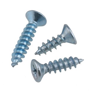 M4M5M6 10x12x16x20x25x30x35x40x50加硬沉头平头十字自攻螺丝钉