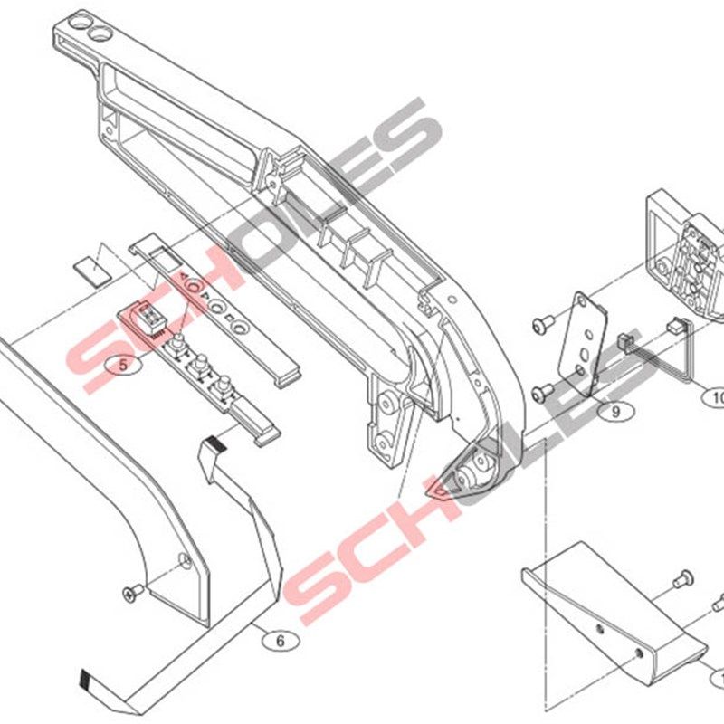 电动飞达配件SME32 44MM导料片SPLICING GUIDE FC29-001093A