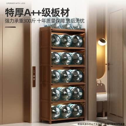 带锁鞋柜家用门口新款2024爆款室内外楼道走廊用过道电梯收纳鞋架