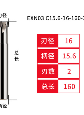 数控刀杆EXN03R刀杆双面LNMU0303刀片开粗加工快进给铣刀杆刀盘