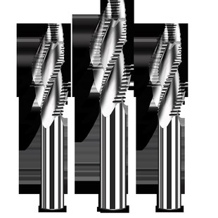 富马铝用铣刀3刃进口料波刃波纹开粗硬质合金加长粗皮钨钢立铣刀