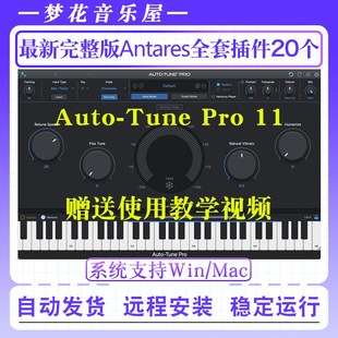 AutoTune 11全套效果器插件Auto Tune Pro X 自动修音电音Win/Mac