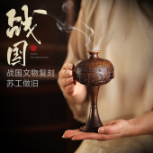 苏工铜香炉纯铜宣德炉家用室内熏香炉沉香盘香炉檀香香薰炉子摆件