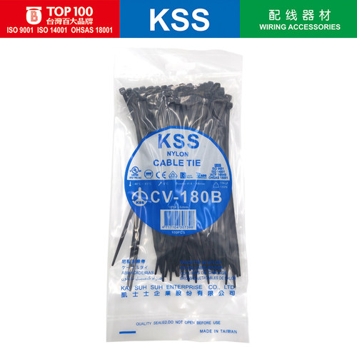 KSS尼龙扎带CV-180B凯士士耐低温扎带3.6*180mm