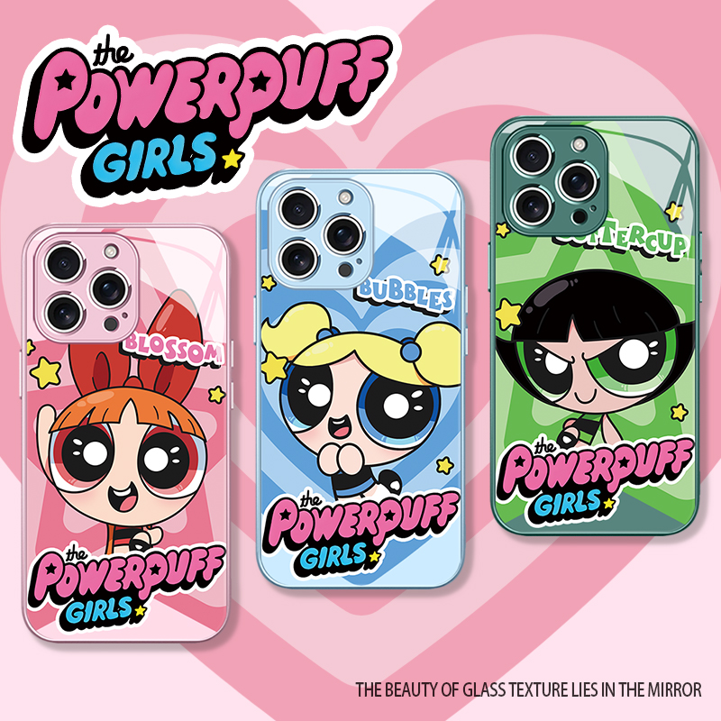 适用苹果手机壳飞天小女警卡通