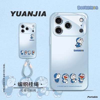 全包创意护镜头手机壳哆啦A梦