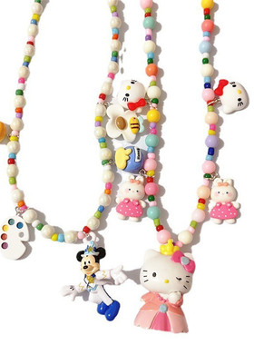 礼服米奇公主kitty猫米老鼠项链
