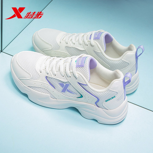 特步新款网面官方正品女鞋运动鞋