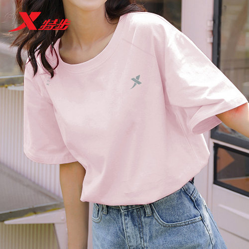 特步女士休闲上衣跑步服