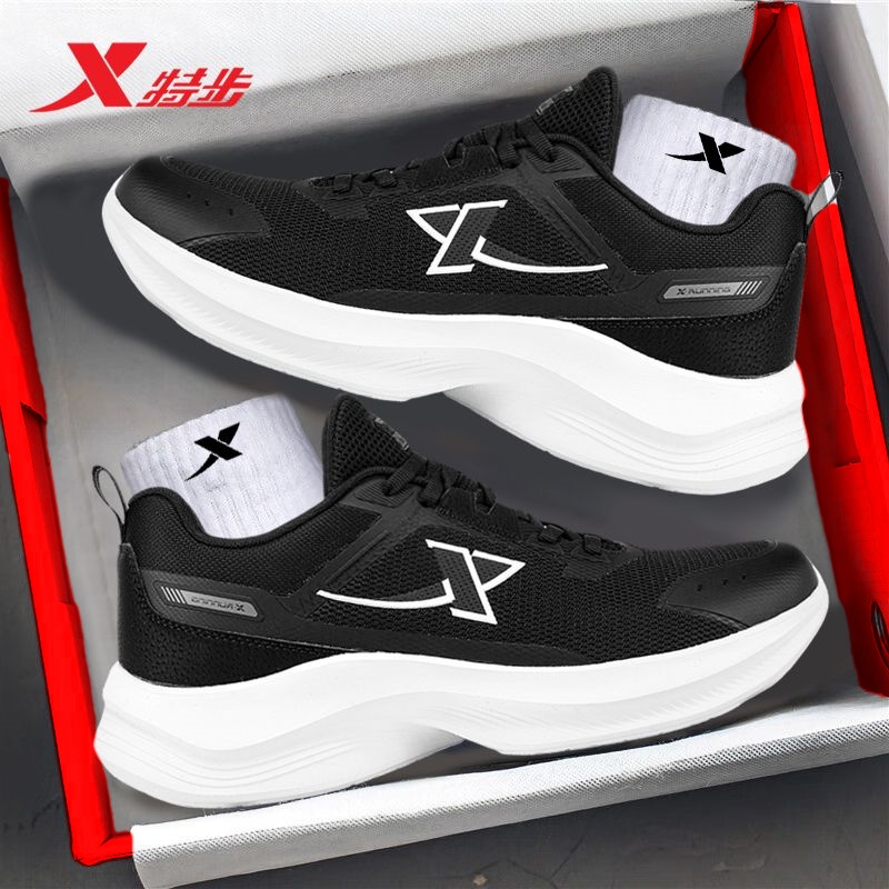 特步2025夏季新款透气运动鞋