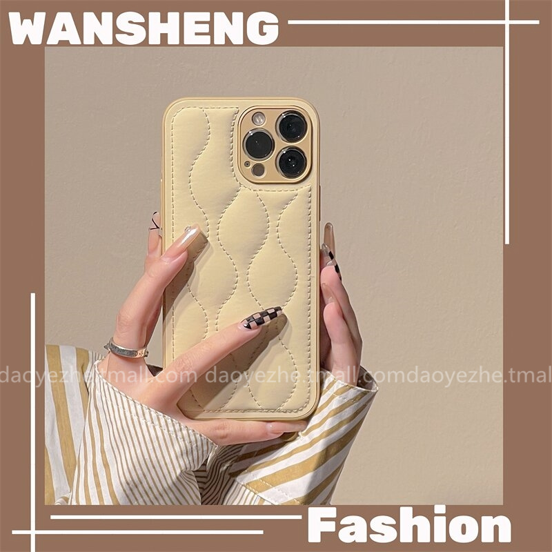 高级感秋冬奶咖色羽绒服菱格oppoReno14手机壳FindX9/X8S+新款Reno13皮质11防摔女10/9/8创意硅胶7pro保护套