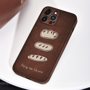 小众高级感Reno10 美拉德面包oppoReno15手机壳Reno14 X8S 深棕FindX9 11防摔女6硅胶8全包秋冬保护套 13新款