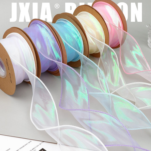 九霞七夕幻彩鱼尾纱丝带蝴蝶结