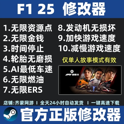F125修改器内含多部F1系列修改