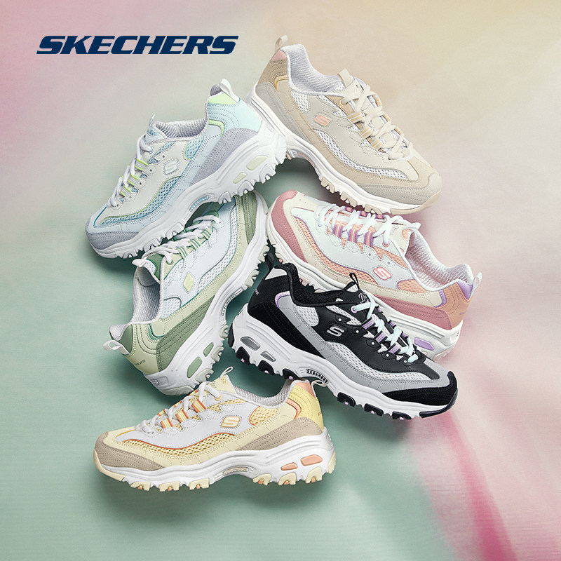 斯凯奇小冰熊丨老爹鞋女鞋厚底增高熊猫鞋休闲运动鞋透气跑步鞋