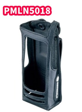 摩托罗拉对讲机固定皮带环的软皮套PMLN5018适用于带显示屏机型