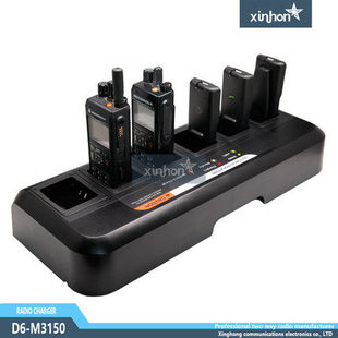 适配整机六路6联排充电器摩托罗拉MTP3150 3250 3100智能多路座充