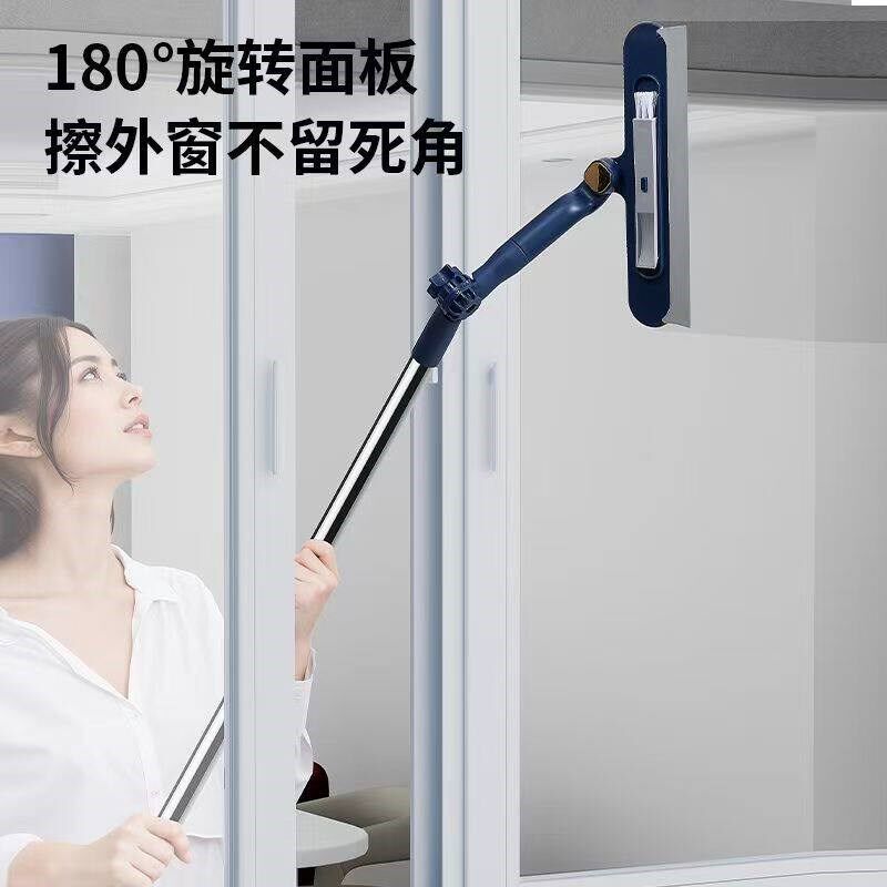 速发瞿聃风貌高层擦窗户神器刮擦一体窗外刮水器家用仿人臂窗户清
