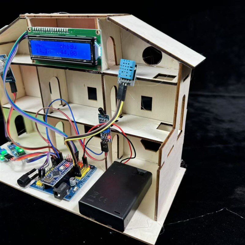 速发家庭报警系统智能科学小制作家庭报警系统模型创意实用小发明